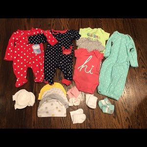 Newborn Baby Girl Basics Bundle